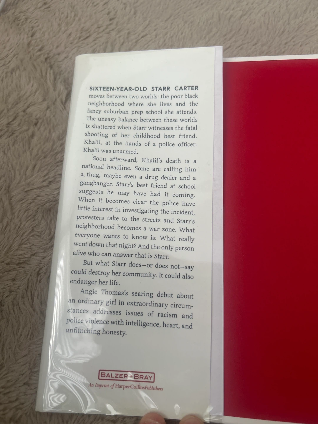 The Hate U Give by Angie Thomas Novel - photo 2
