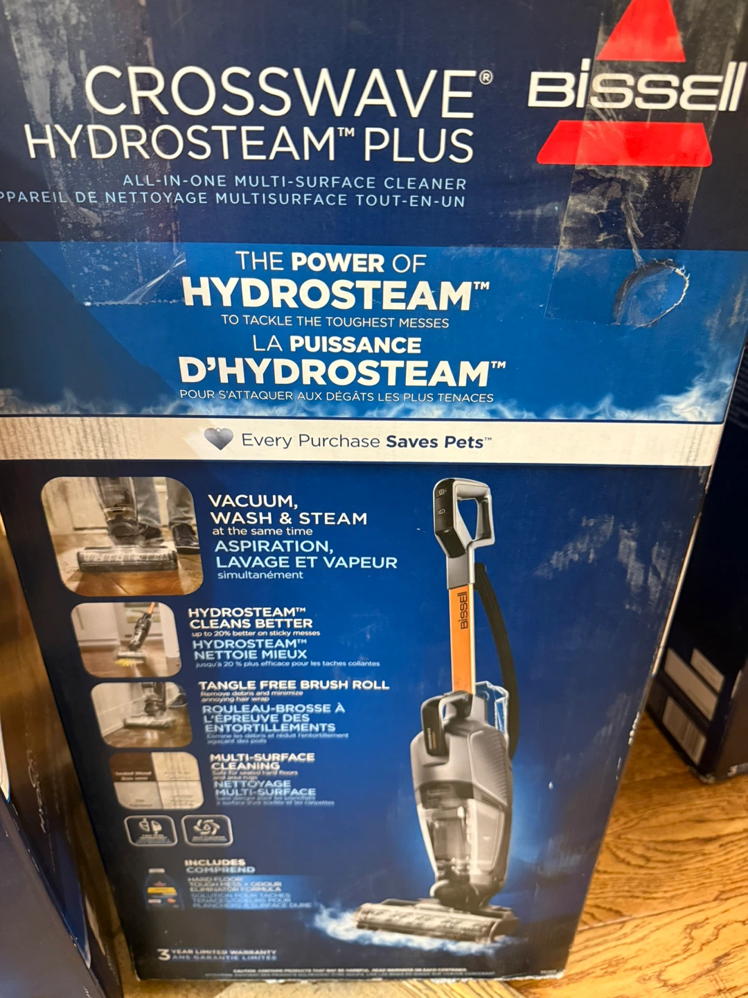 Bissell Crosswave HydroSteam Plus Steam Mop