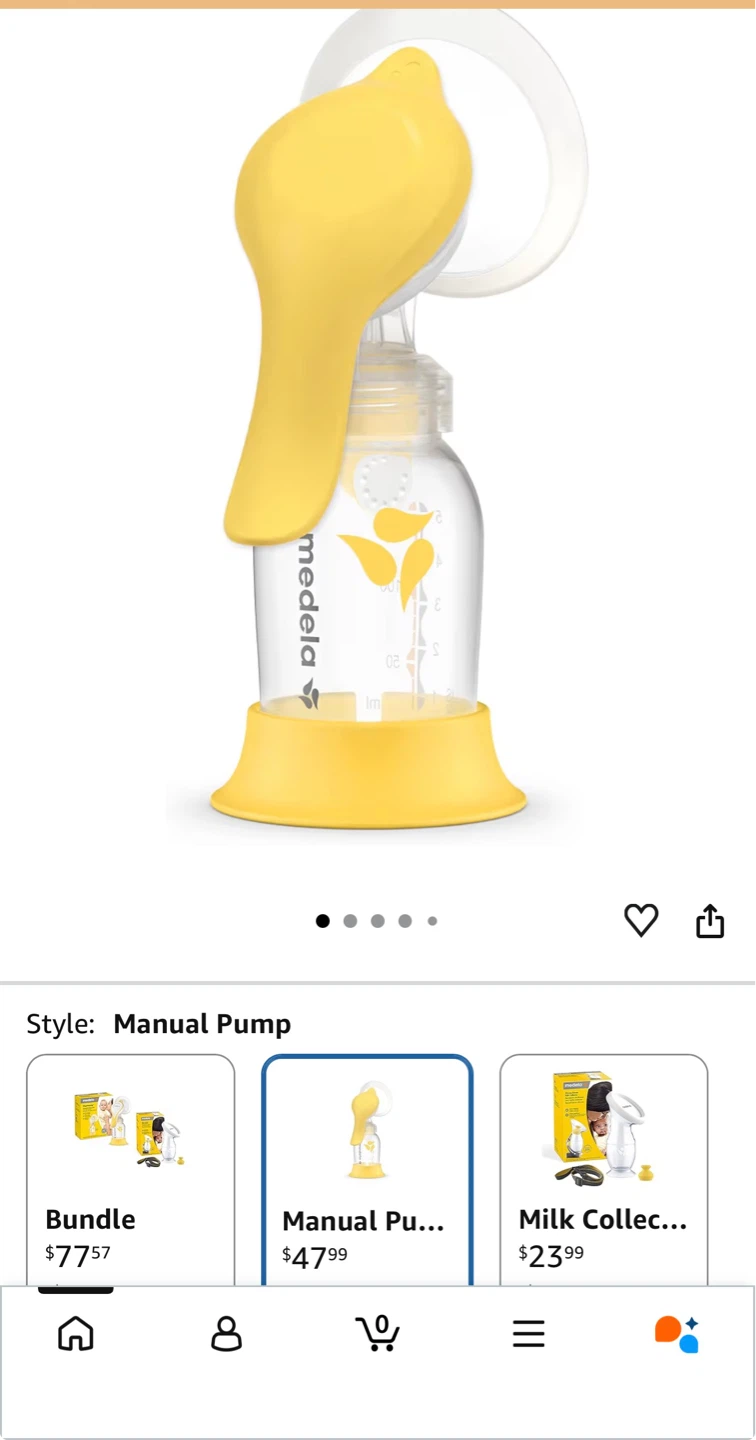Medela Harmony Manual Breast Pump - photo 2