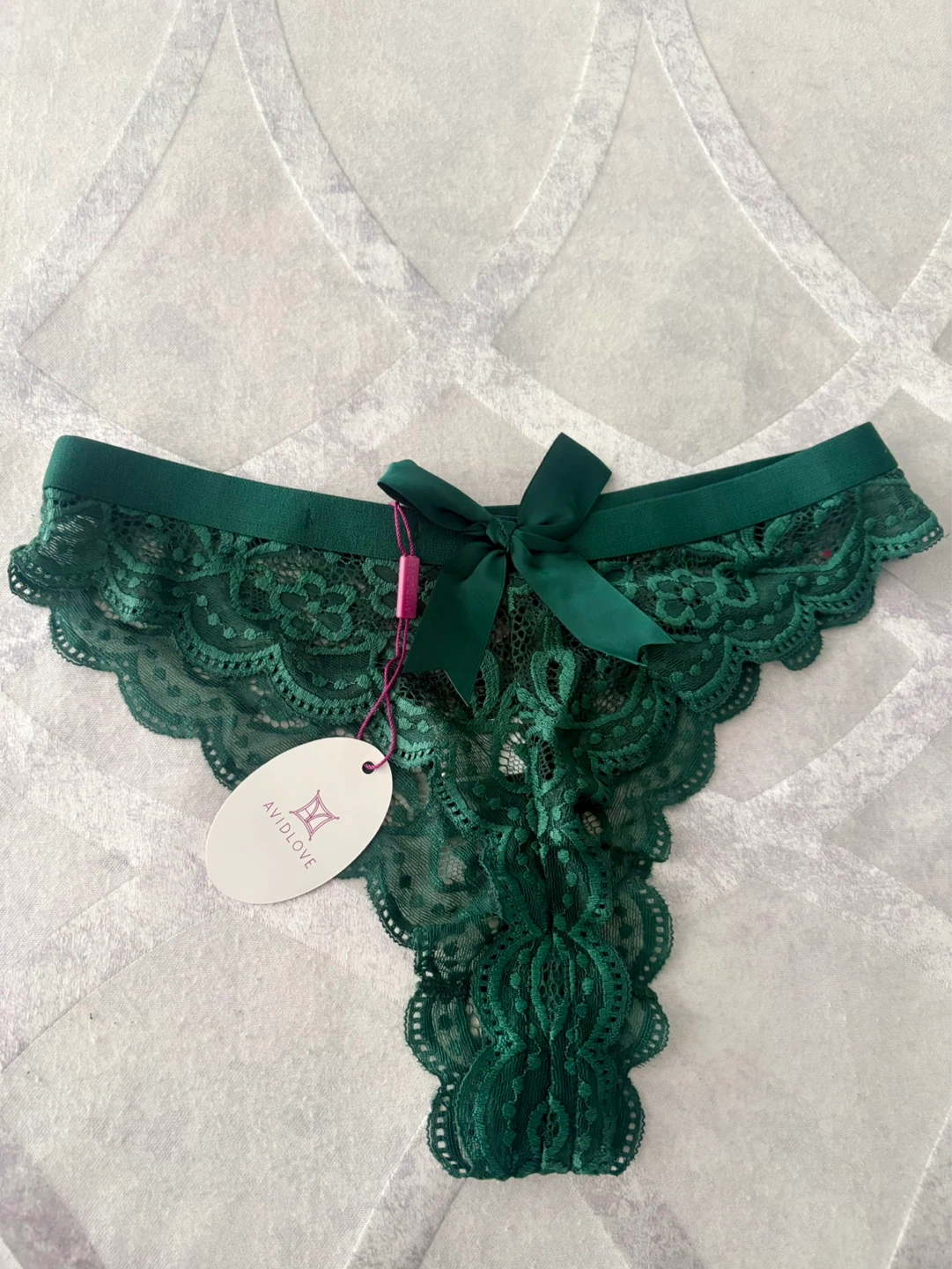 Green Lace Panties -Size M - New with tags ✨ - photo 3
