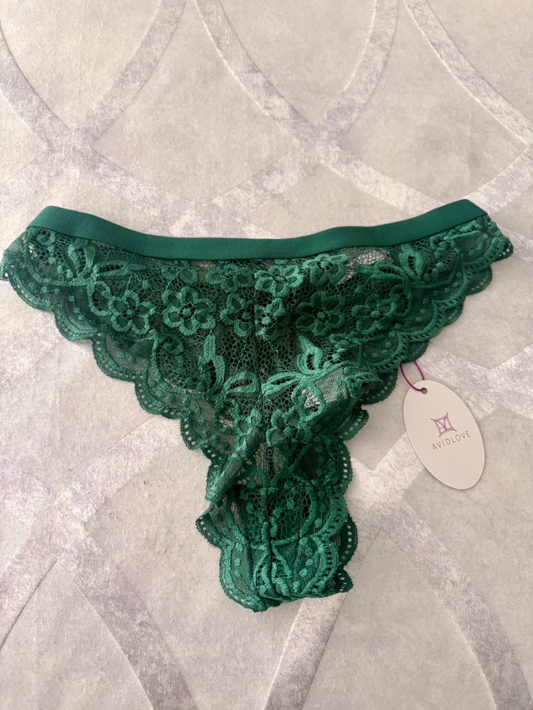 Green Lace Panties -Size M - New with tags ✨ - photo 2