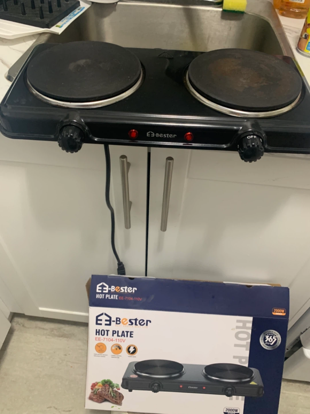 E-Bester Double Burner Hot Plate EE-7104-110V