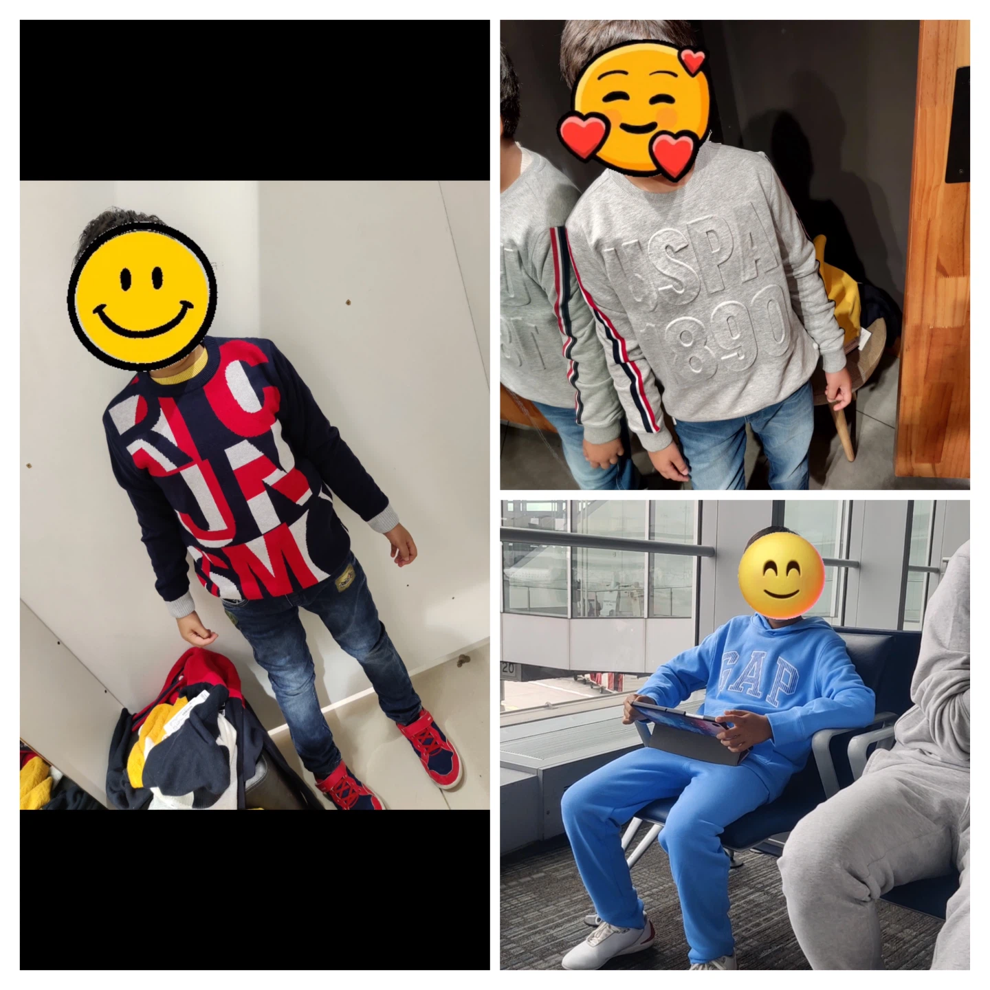 Bundle of 3 sweatshirt