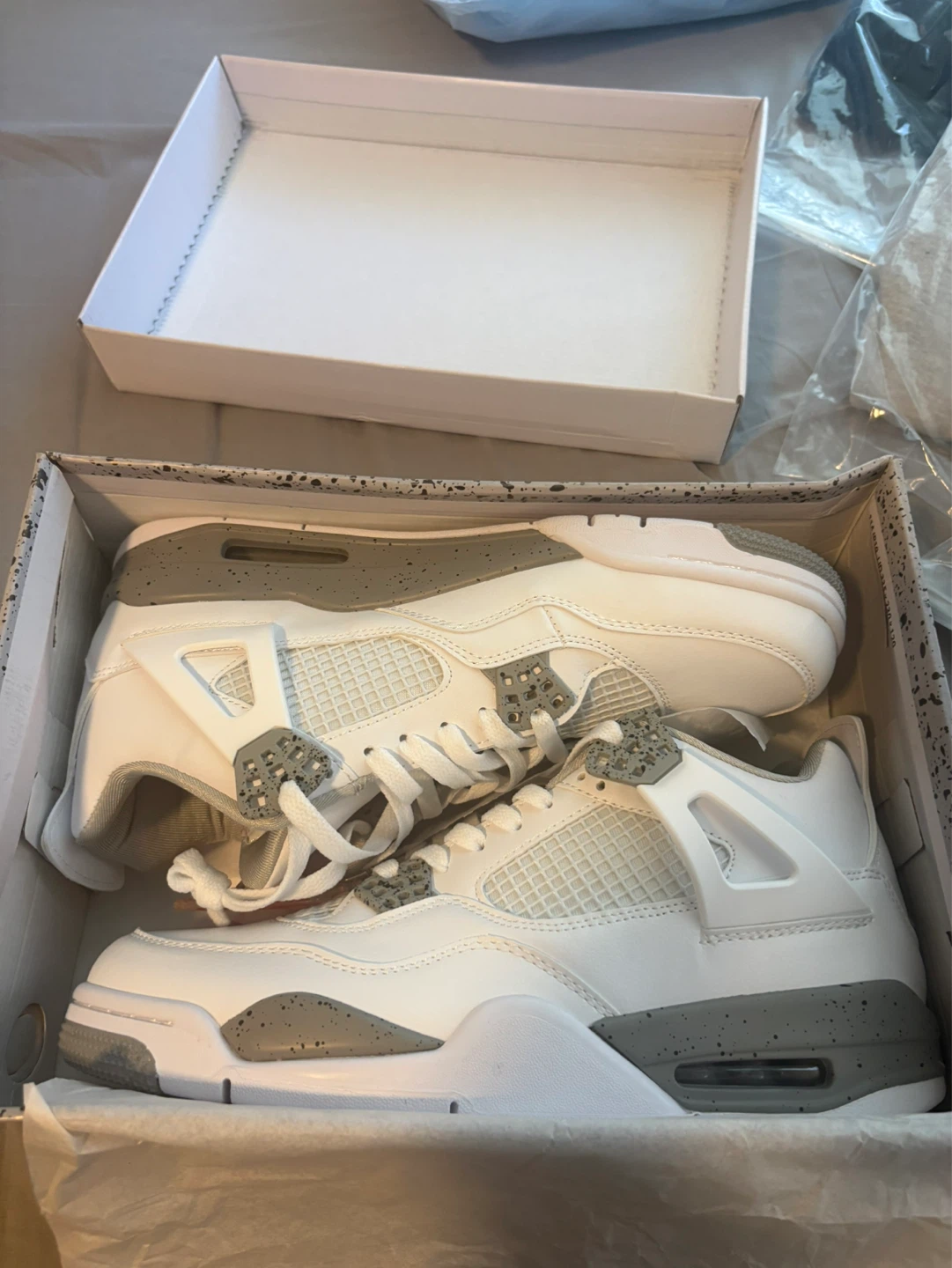 Air Jordan 4 Retro White Cement