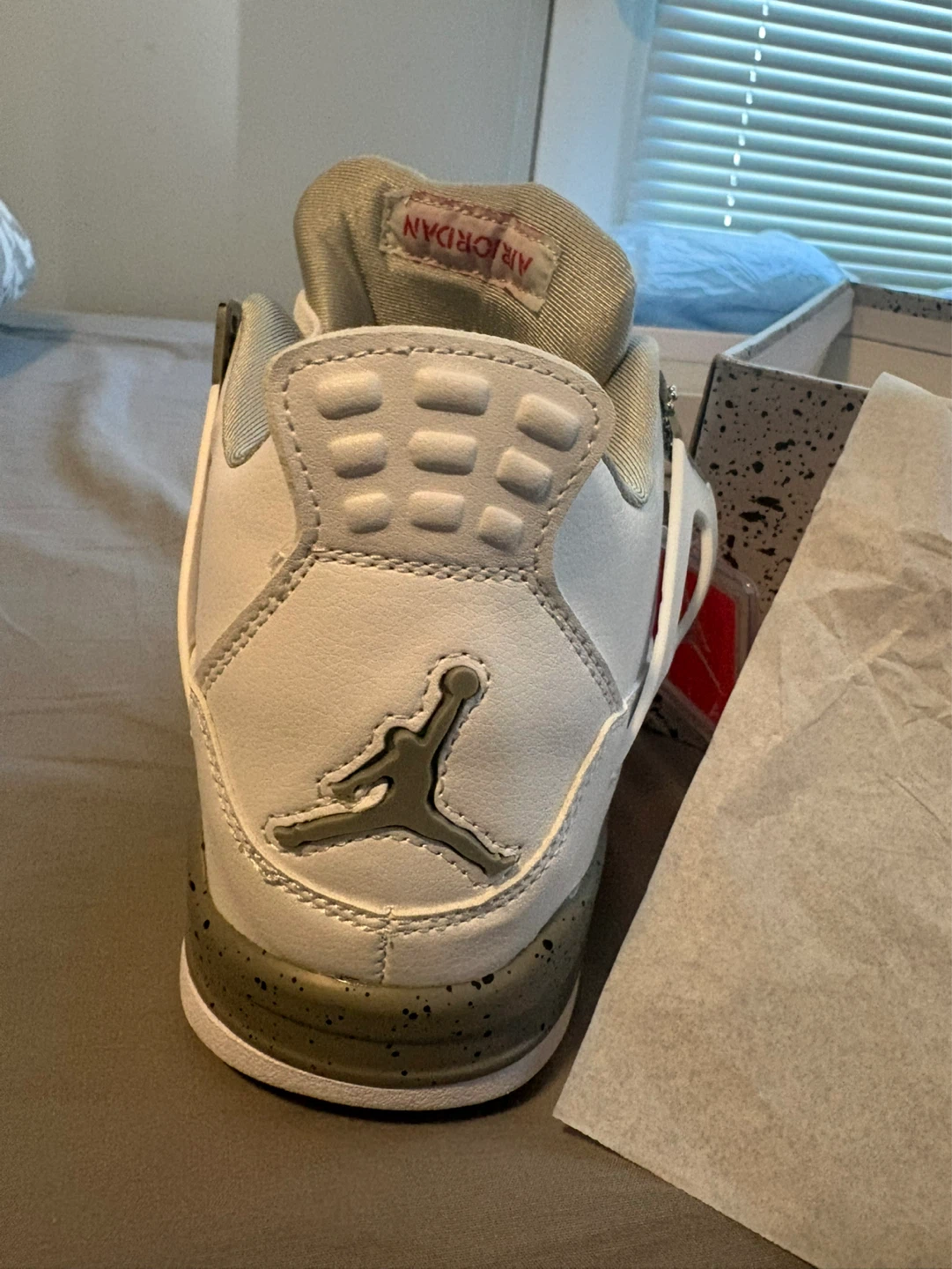 Air Jordan 4 Retro White Cement - photo 3
