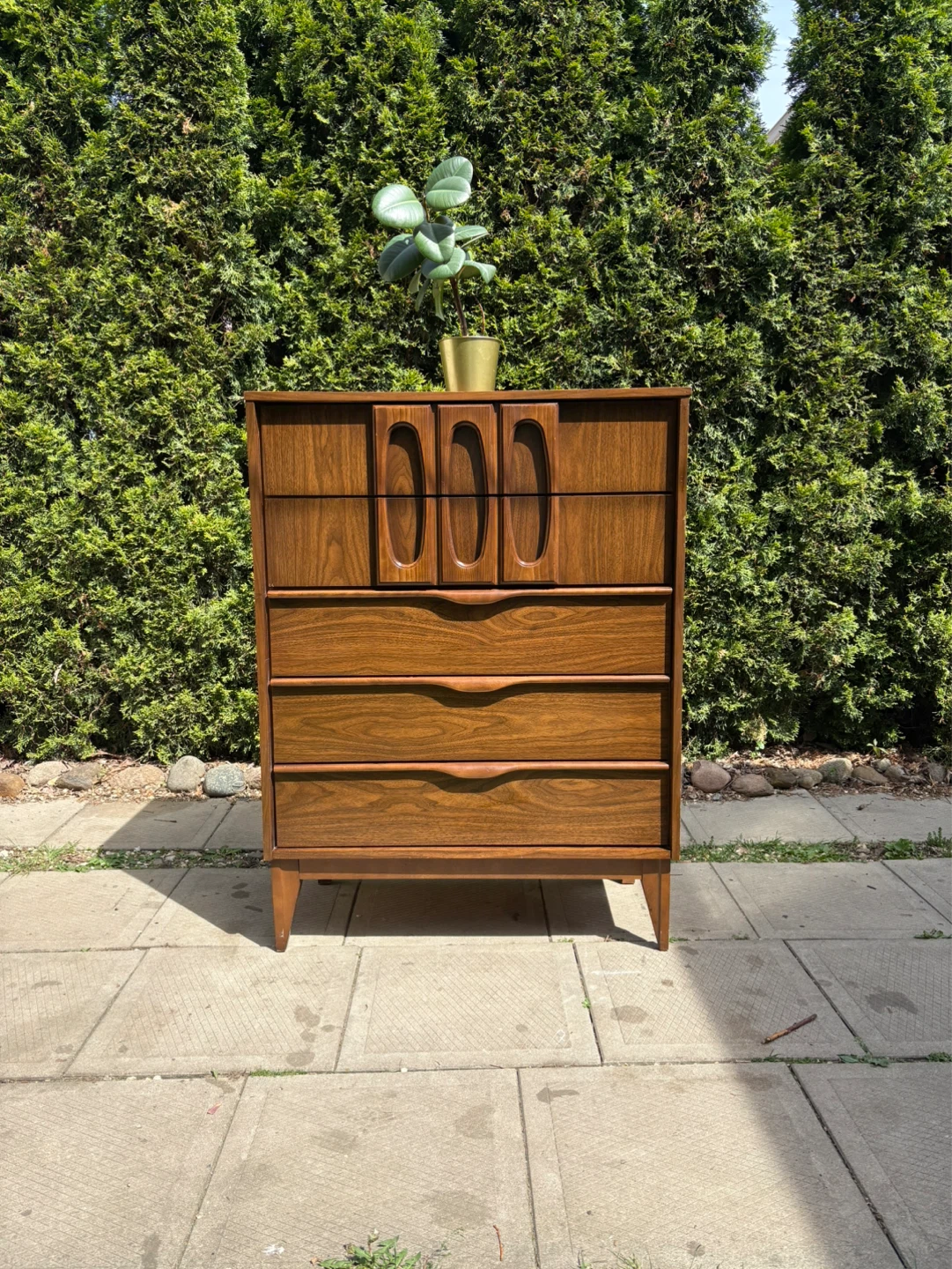 MCM Tallboy Dresser by Vic Art