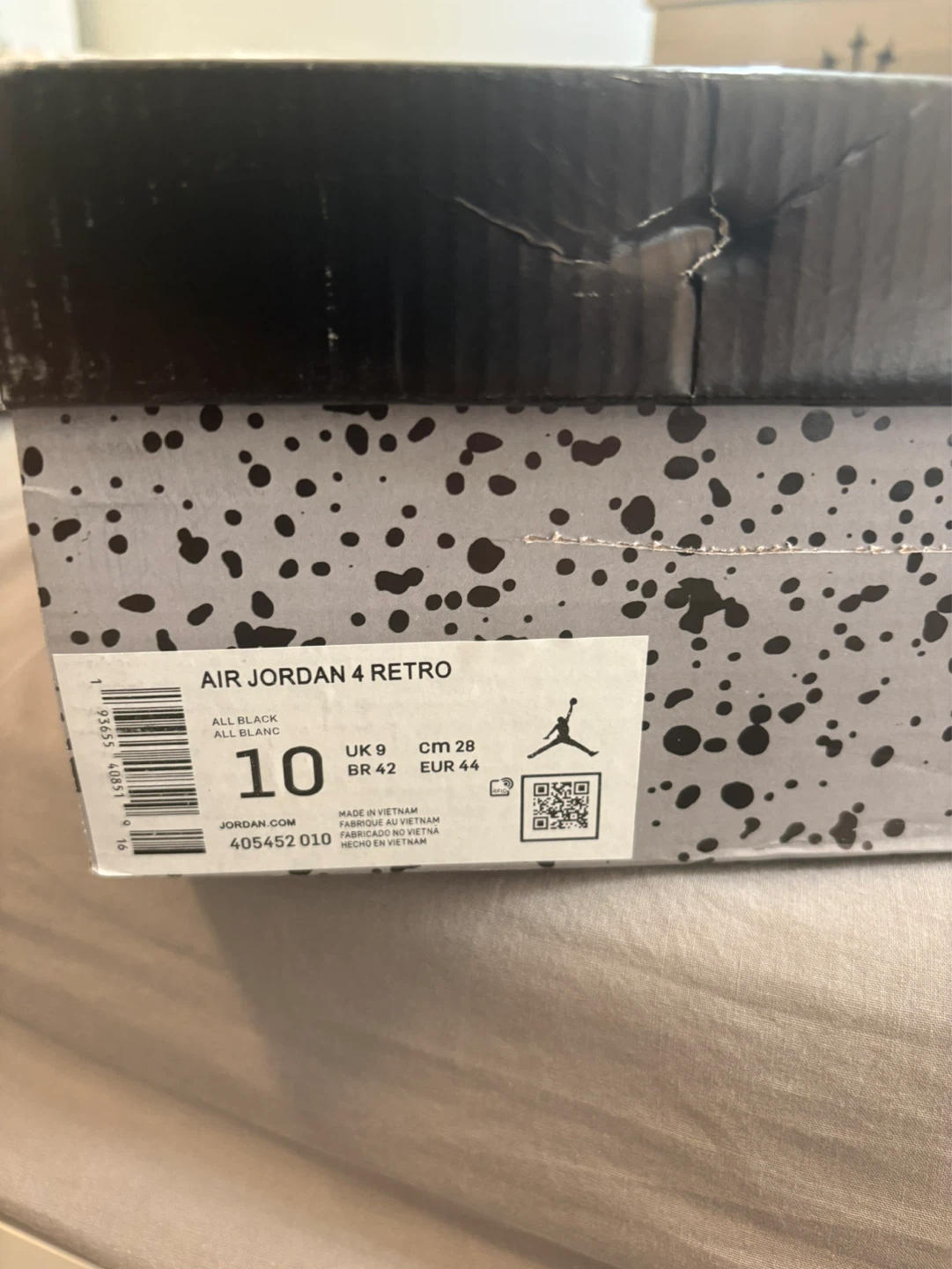 Air Jordan 4 Retro 'Black Cat' Sneakers - photo 4