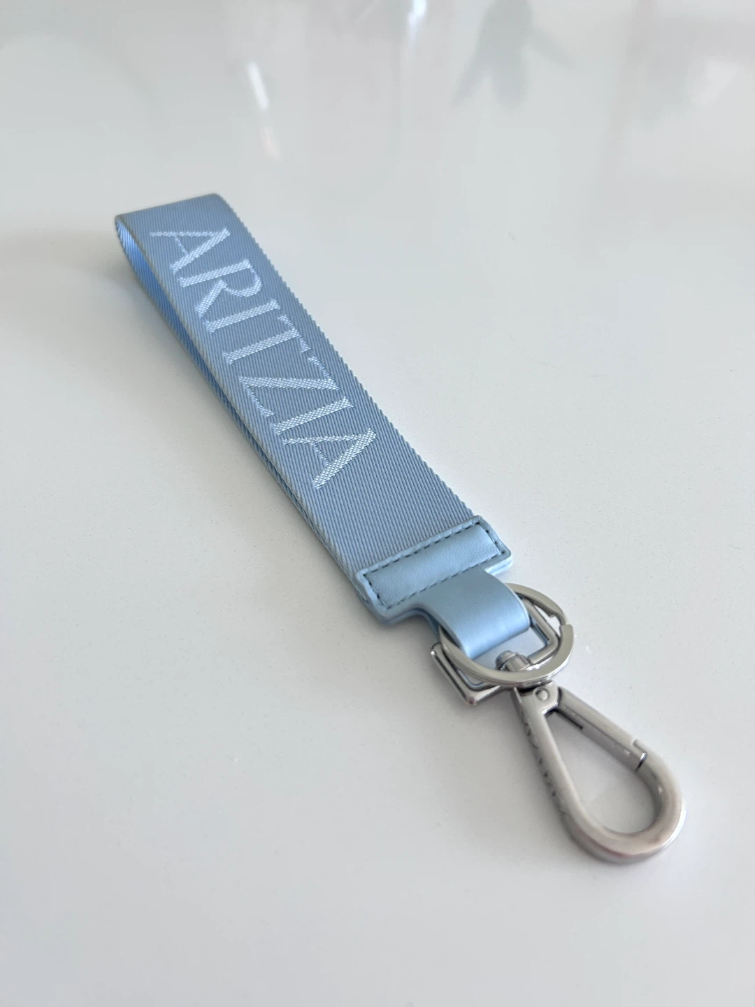 Aritzia Keychain Fob Light Blue