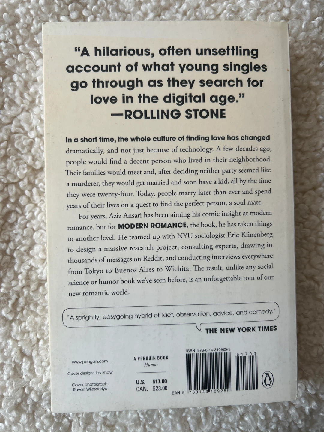 Modern Romance by Aziz Ansari - Paperback - photo 2