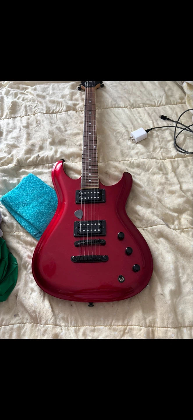Red Electric Guitar