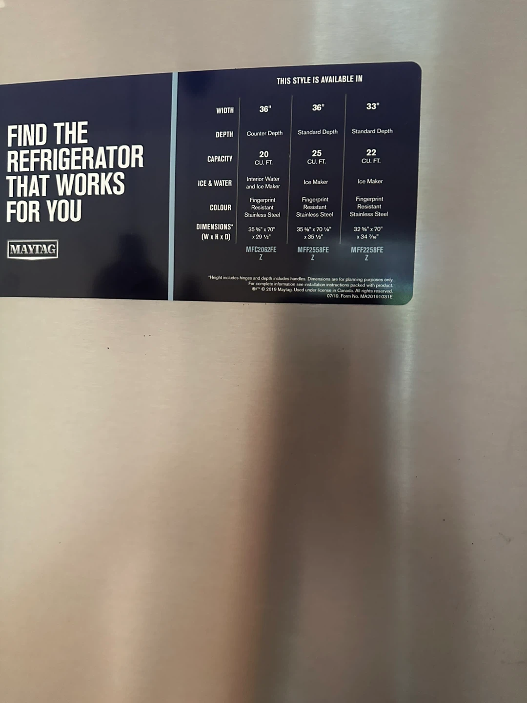 Maytag French Door Refrigerator - photo 3