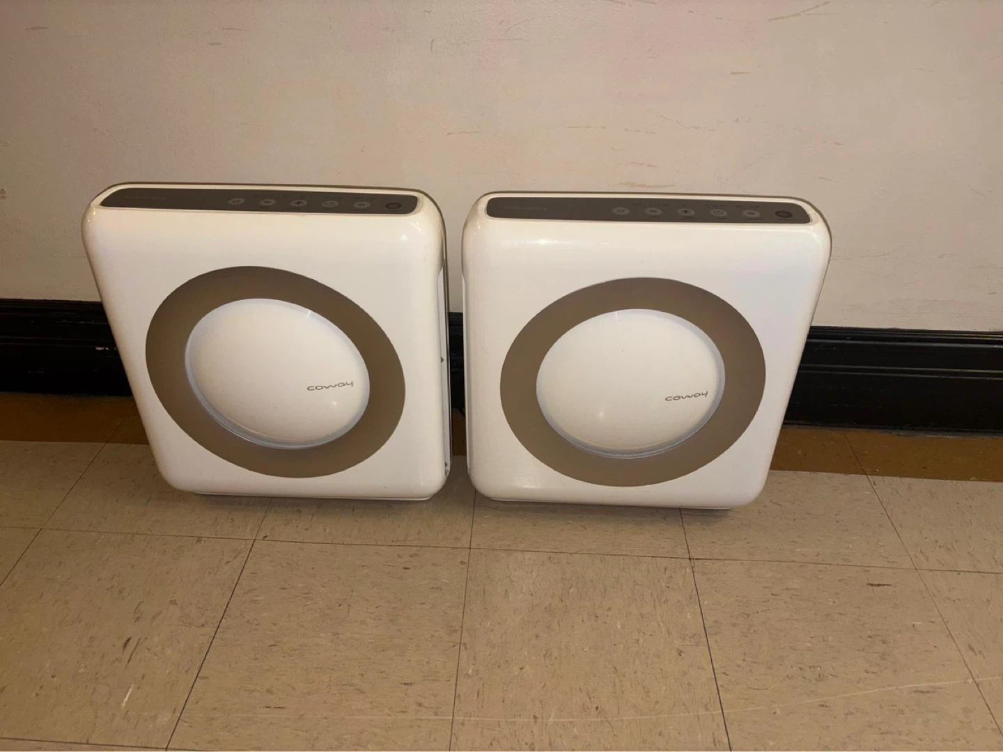 Two Coway Air Purifier Airmega