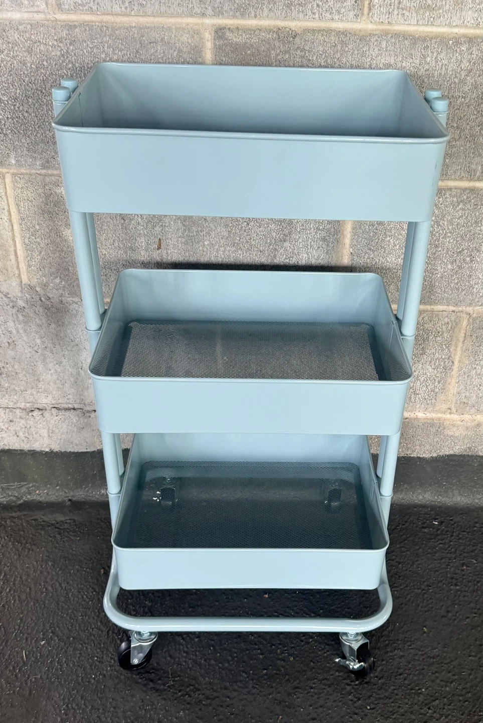New 3 tier metal rolling carts 20$ cash - photo 2