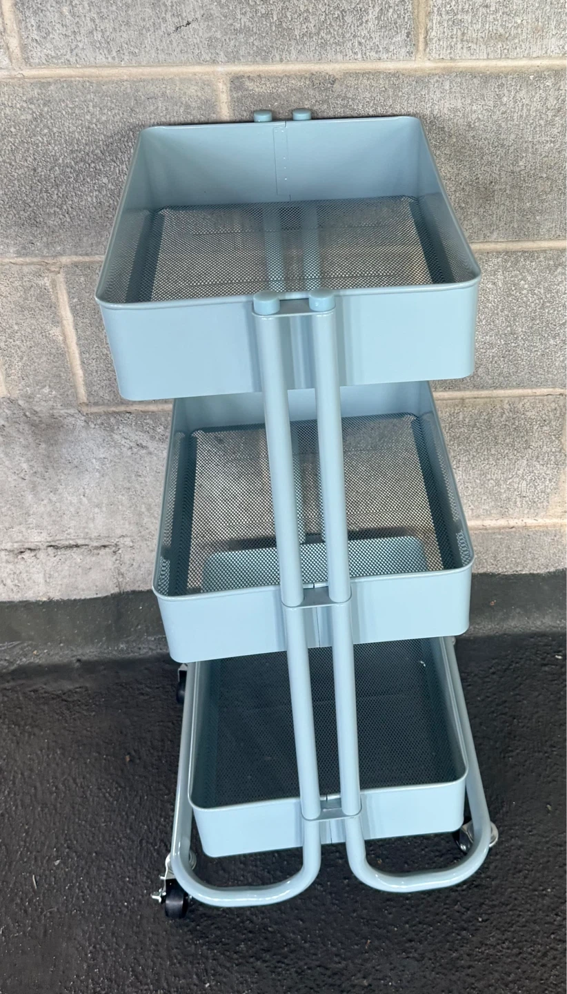 New 3 tier metal rolling carts 20$ cash - photo 5