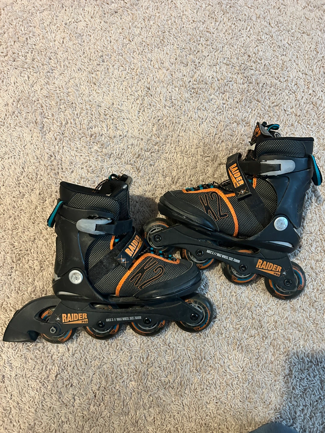 K2 Raider Pro adjustable Inline Skates Size US 1-5 - photo 4