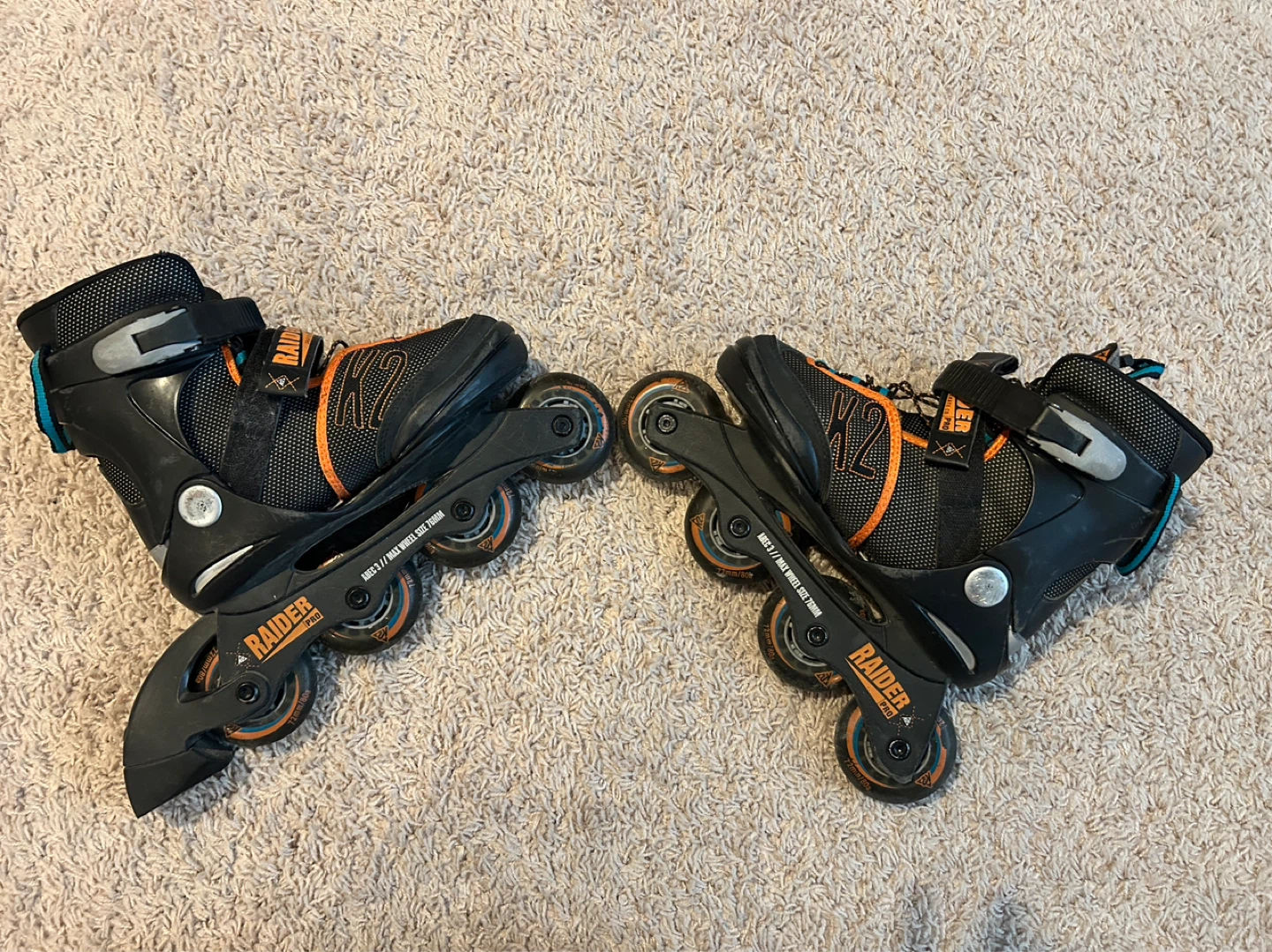 K2 Raider Pro adjustable Inline Skates Size US 1-5 - photo 2