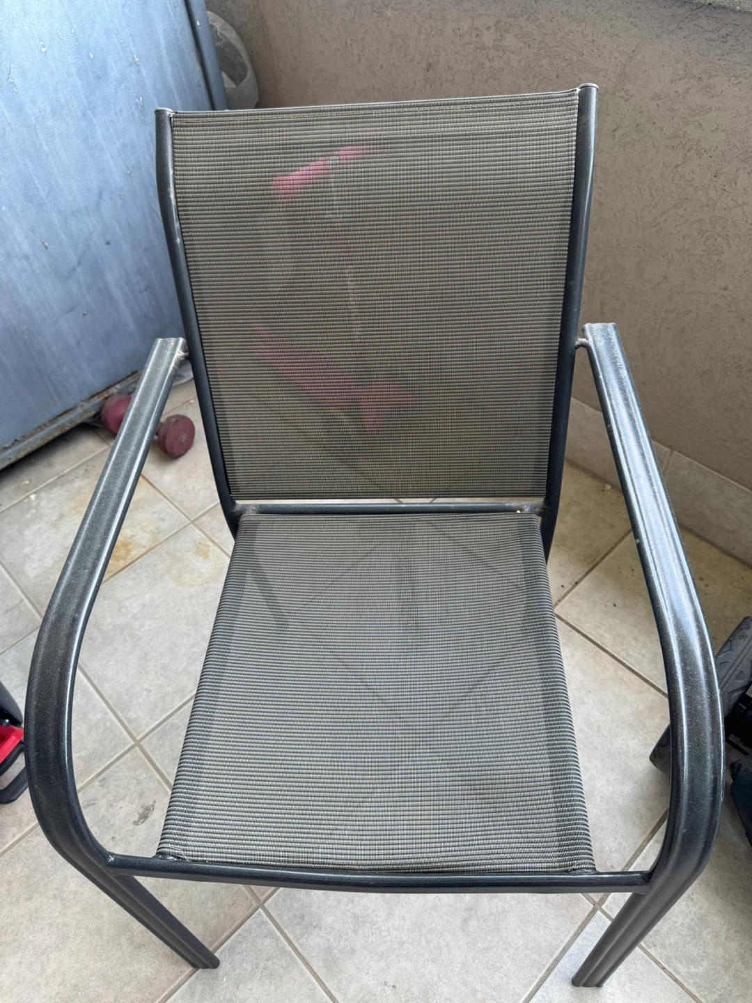 Outdoor Patio Chair and Glass Table Set - photo 3
