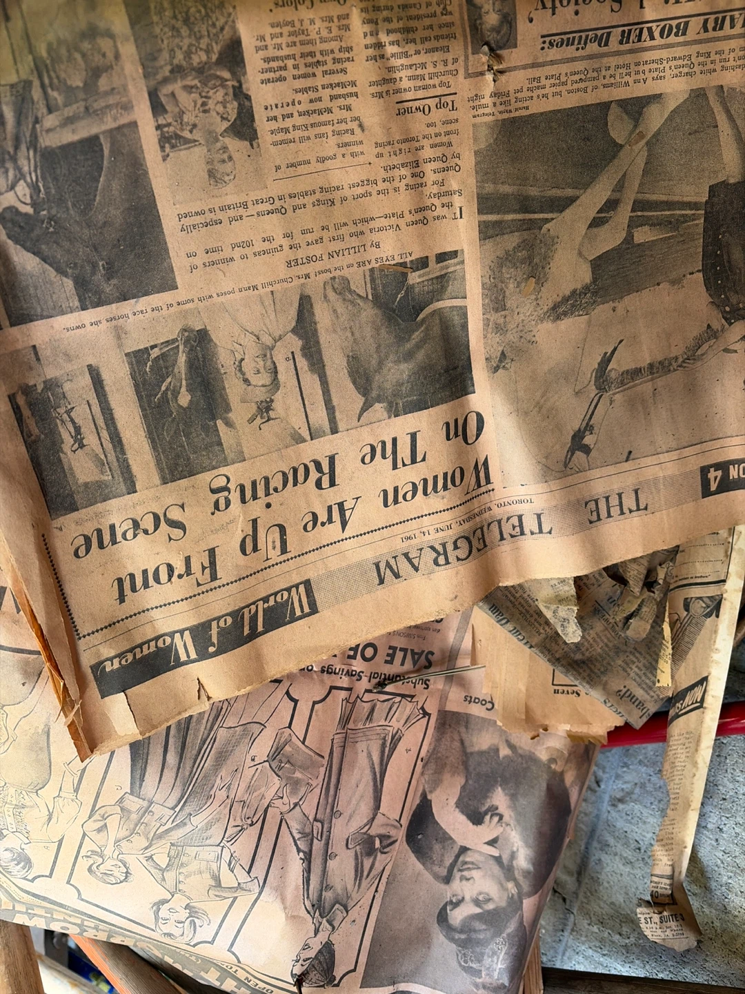 Old newspapers