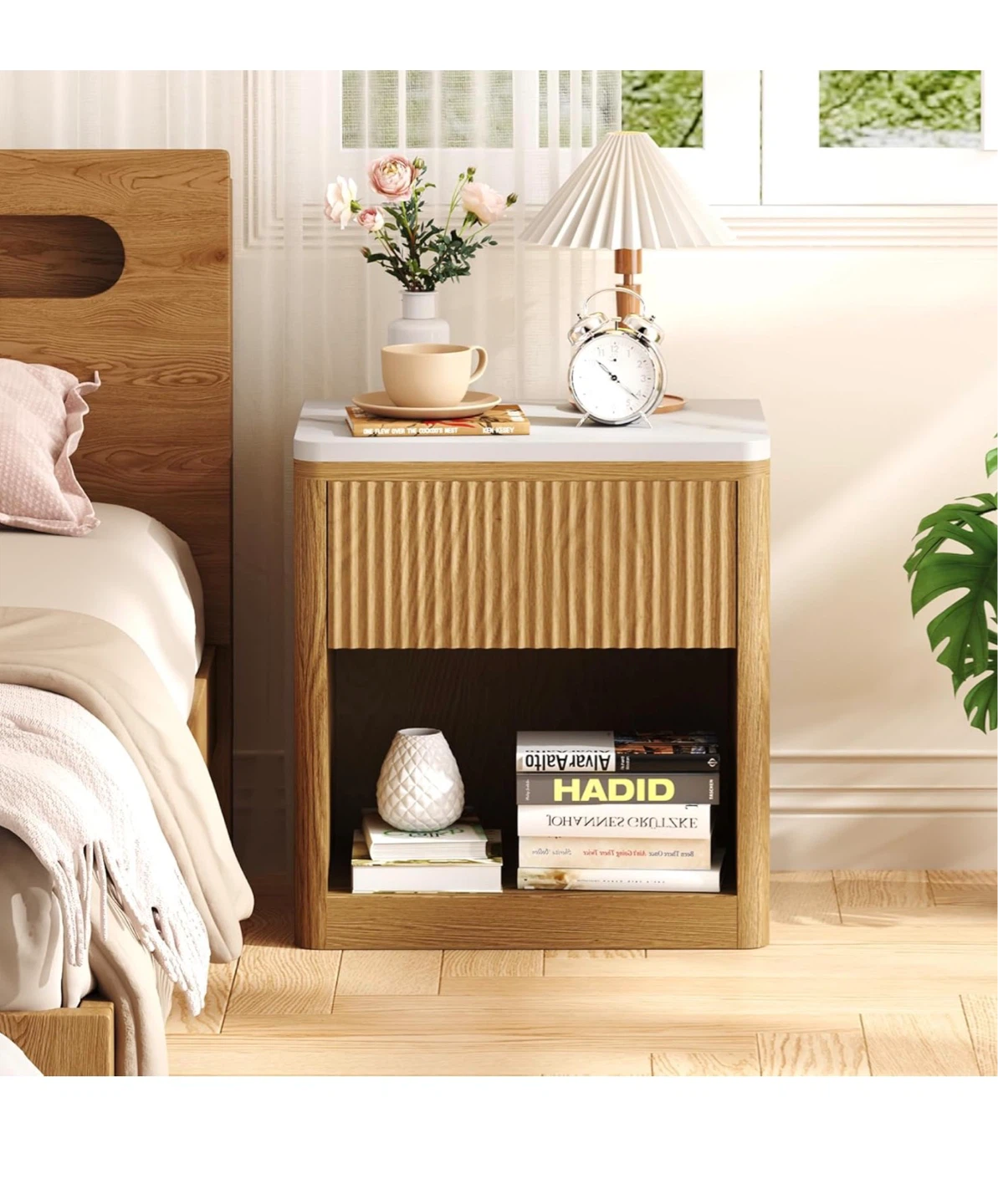 Yusong Wood Fluted Night Stand N03 - photo 5