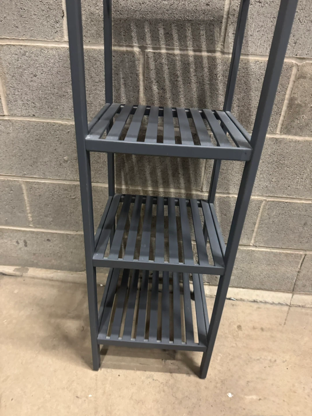 4Tier Bamboo Shelf Narrow Slatted Bathroom Shelf - photo 5