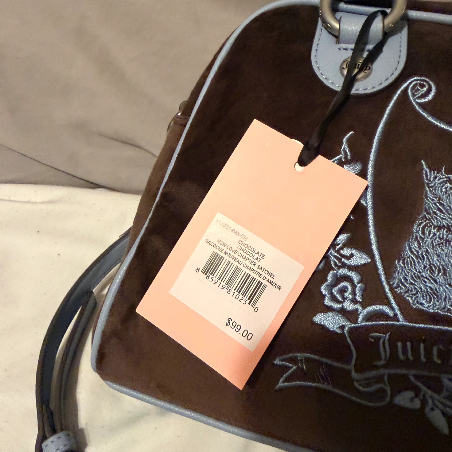 Juicy Couture Chocolate Satchel Bag - photo 3