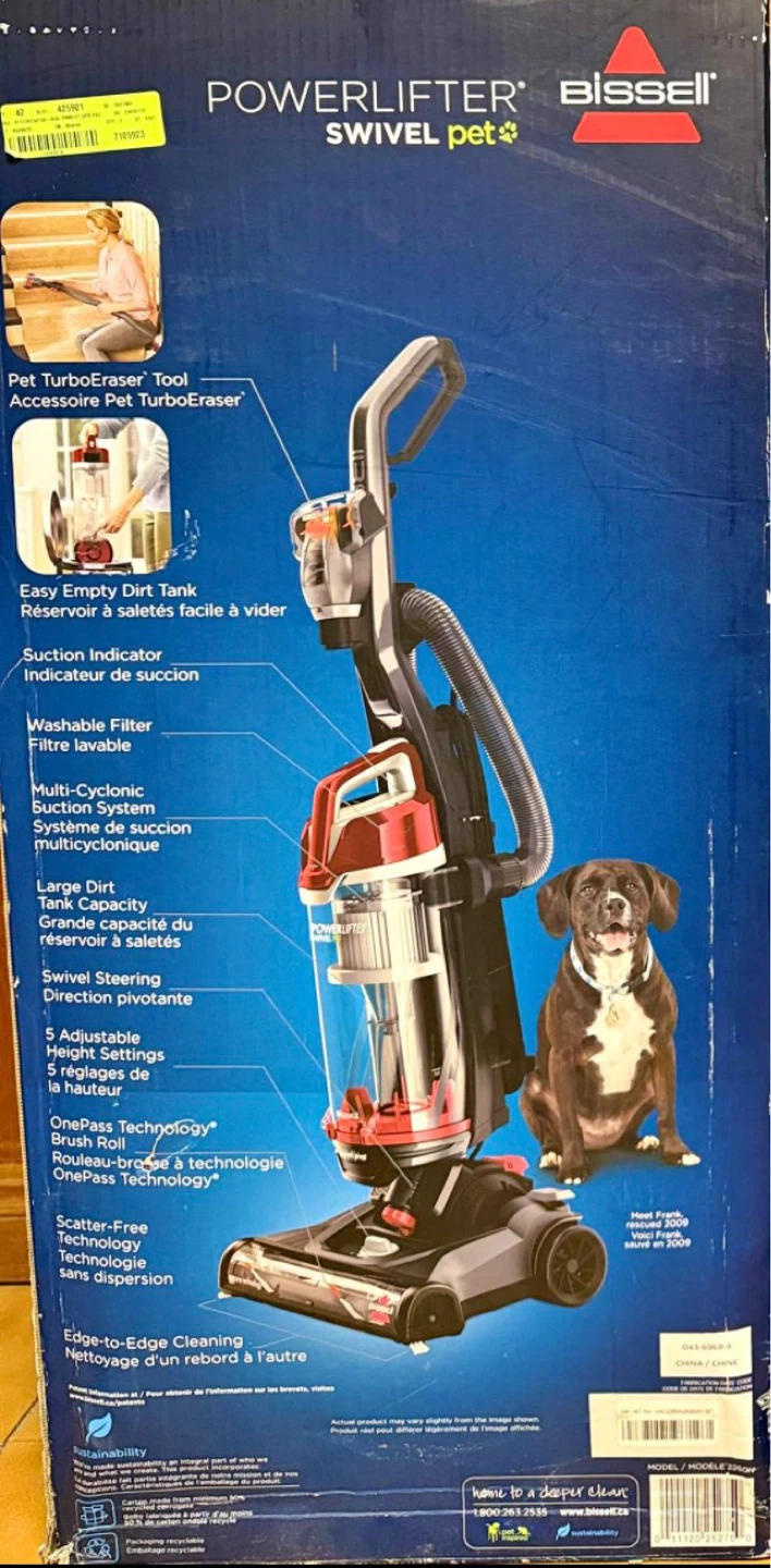 BISSELL PowerLifter Swivel Pet Vacuum Cleaner