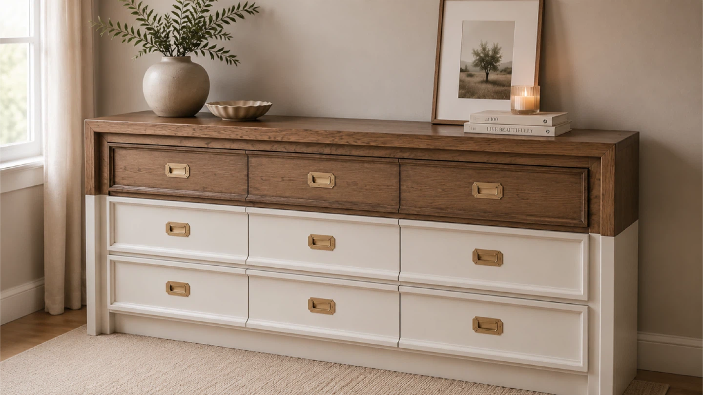✨Vintage Campaign Dresser - Modern Organic Style✨ - photo 2