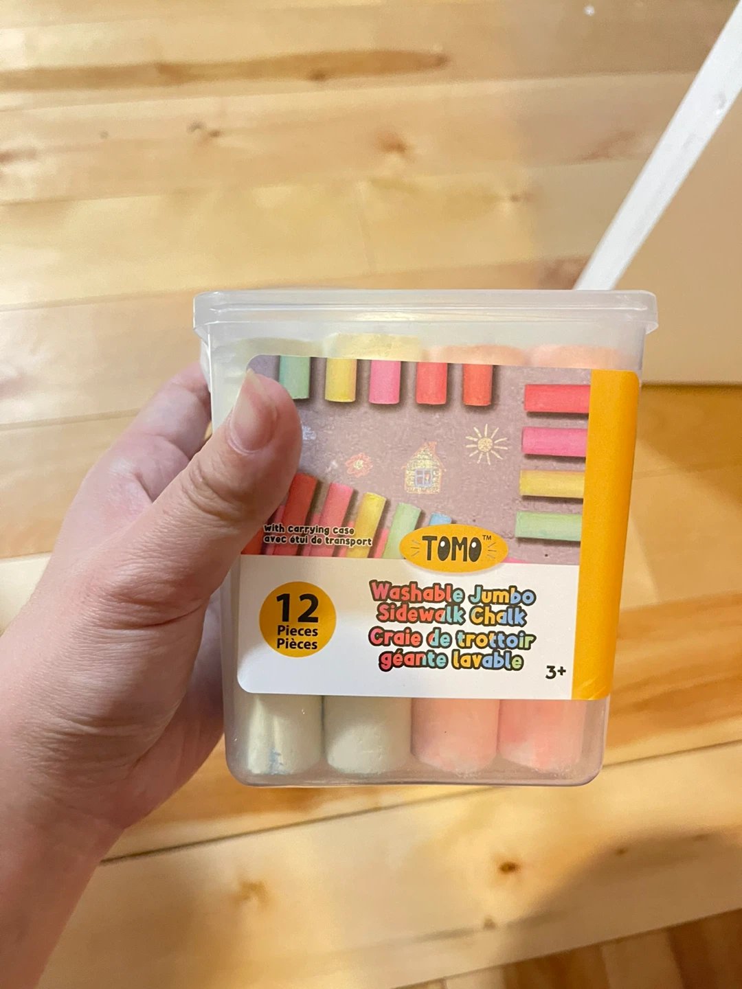 TOMO Washable Jumbo Sidewalk Chalk - 12 Pieces - photo 2