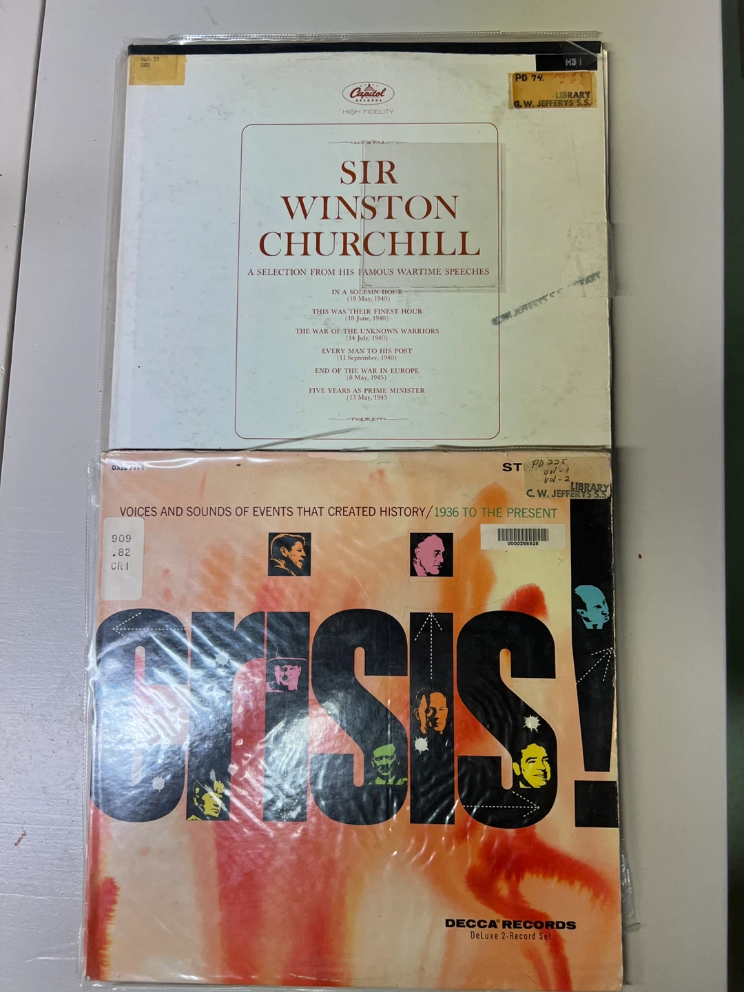 Sir Winston Churchill - Wartime Speeches Vinyl Record