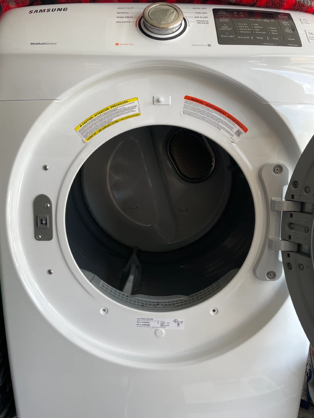 Samsung White Dryer - photo 5