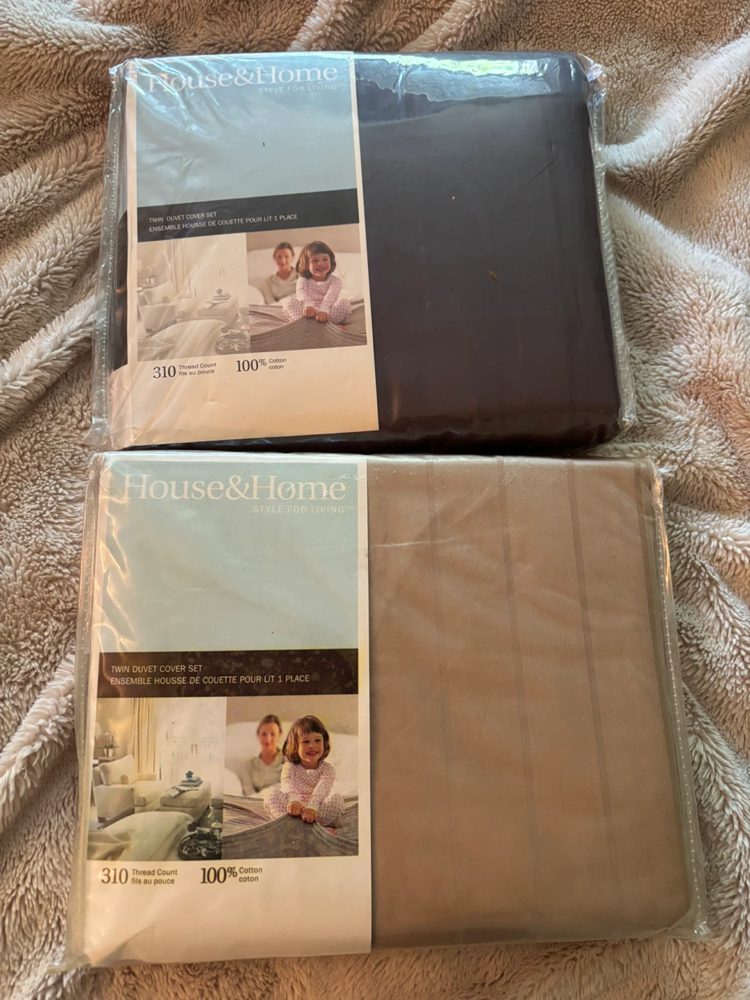 House & Home Twin Duvet Cover Set