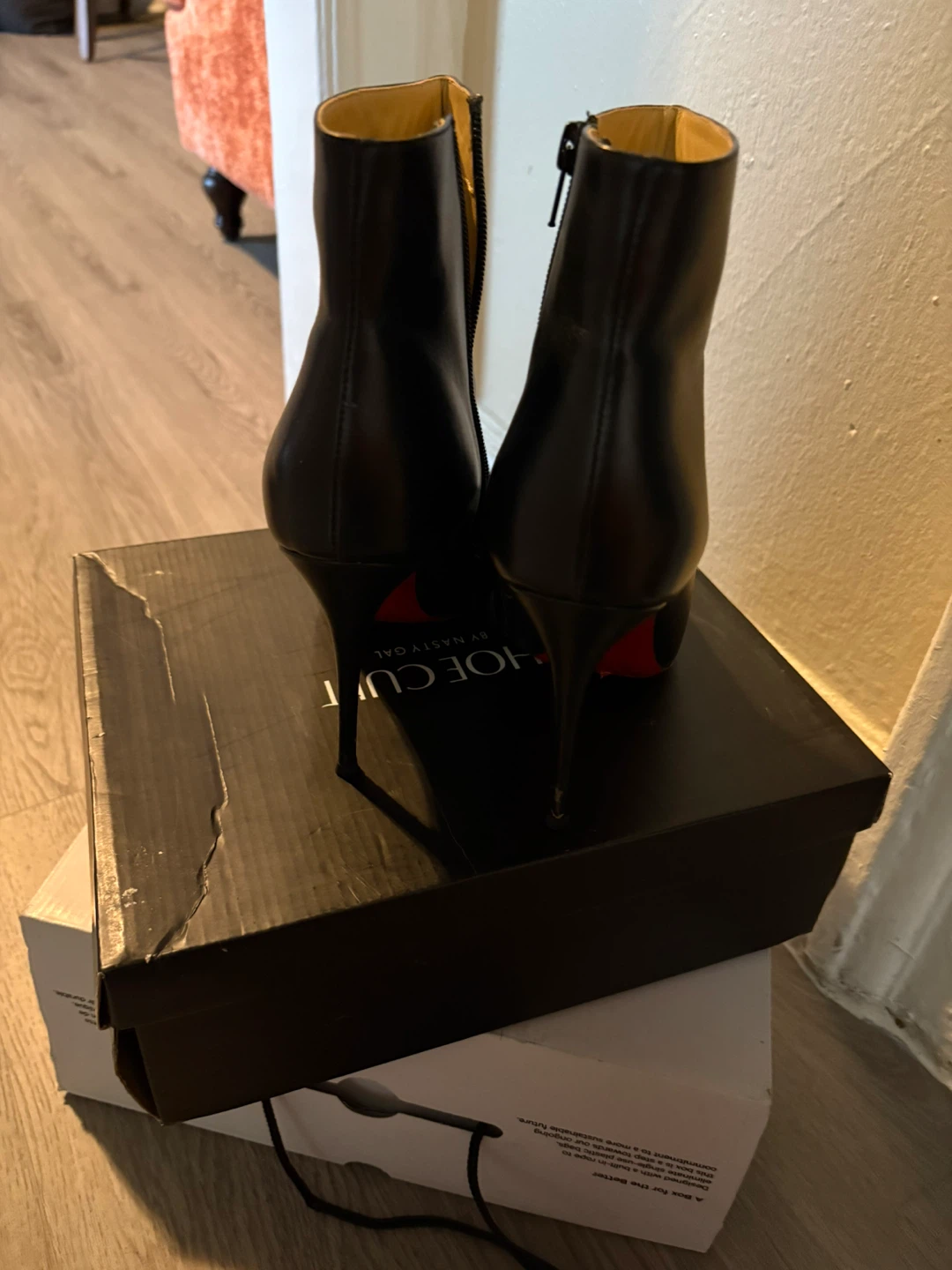 Christian Louboutin So Kate Booty Black Calf Leather Ankle Boots - photo 3