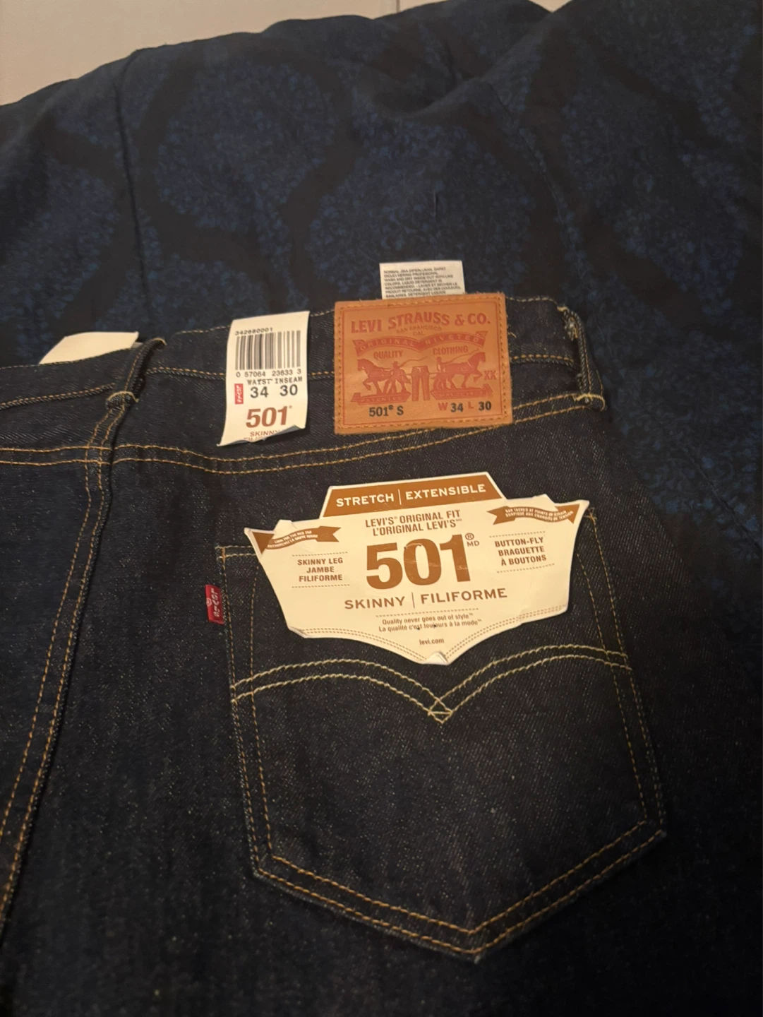 501 skinny/  jeans 👖 Lewis