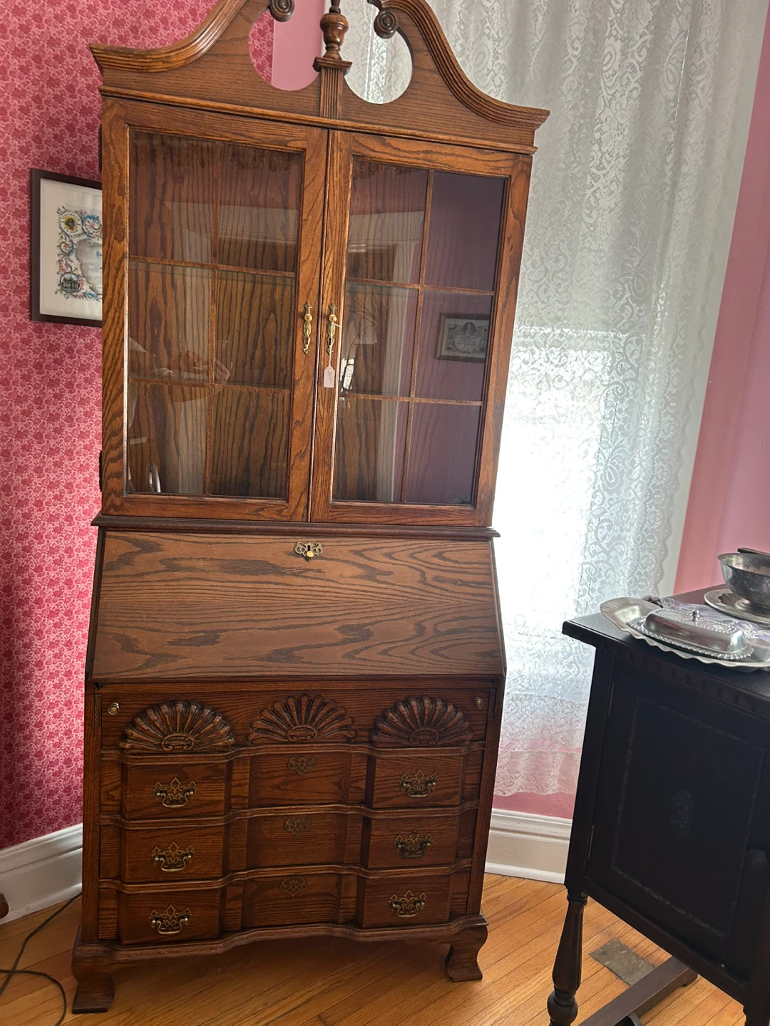 Antique Highboy Hutch/Secretary