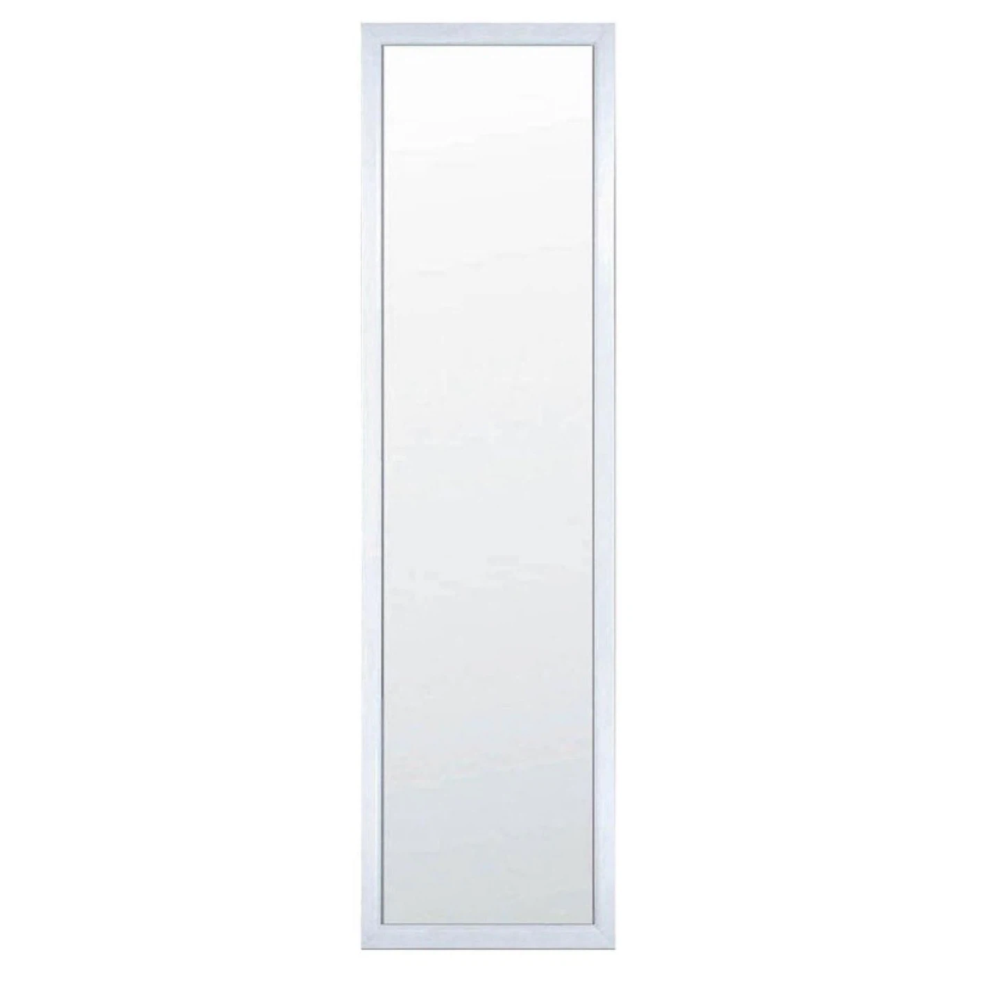 White Frame Mirror 14” × 50”