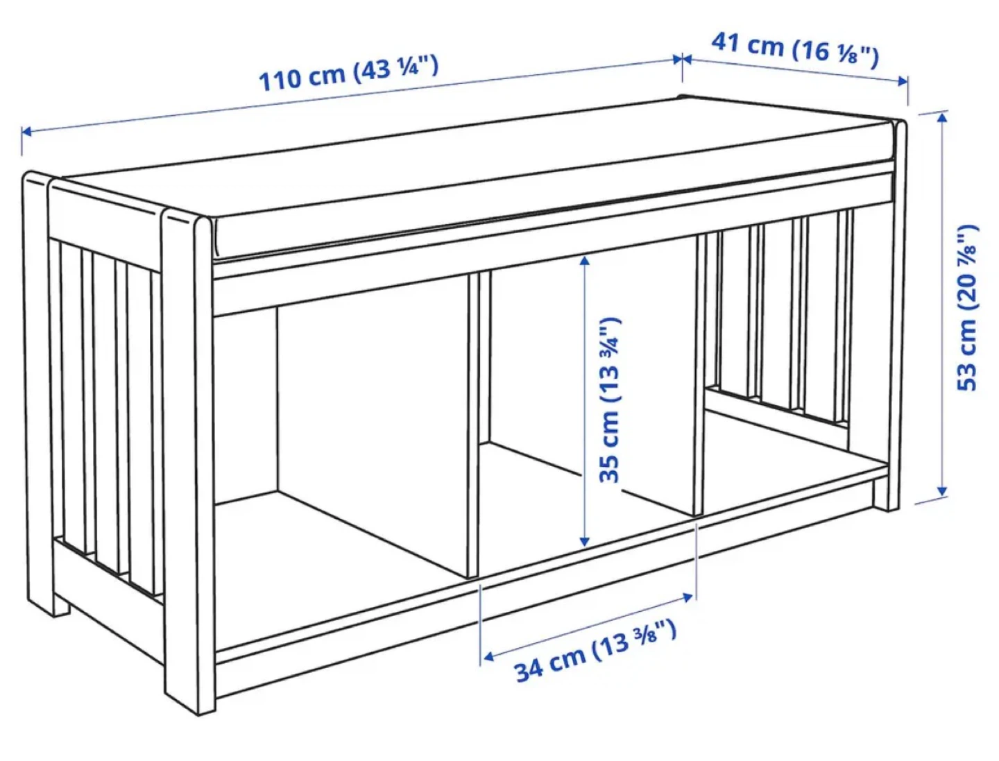 Solid Pine bench - photo 4