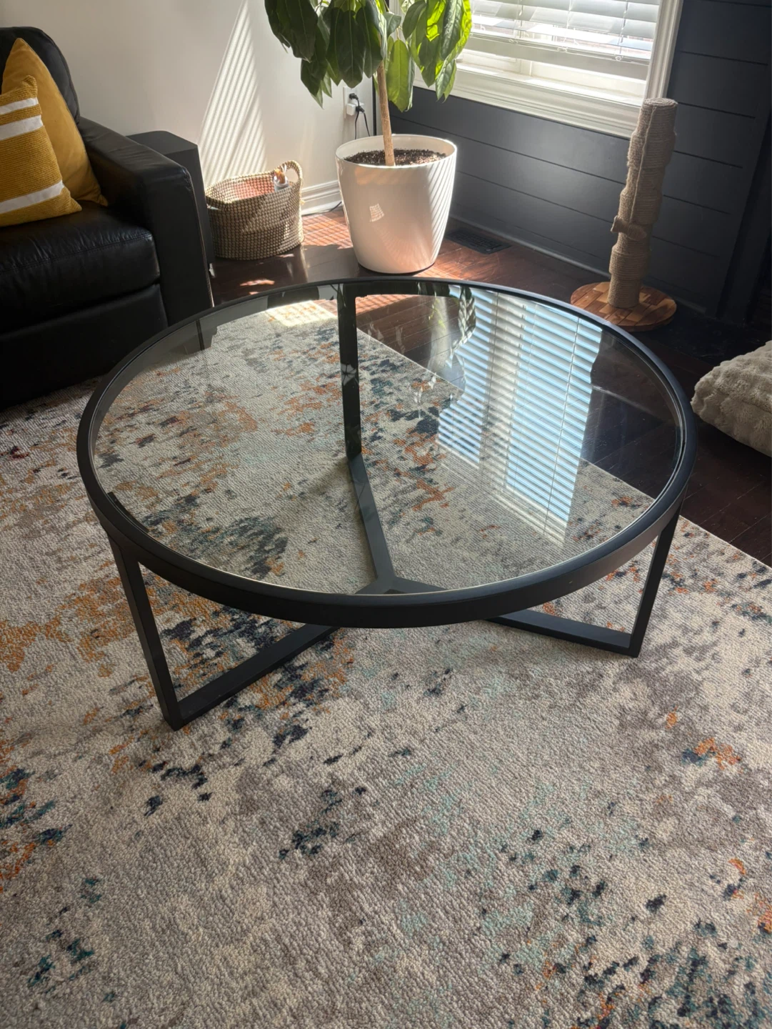 Round Glass Coffee Table