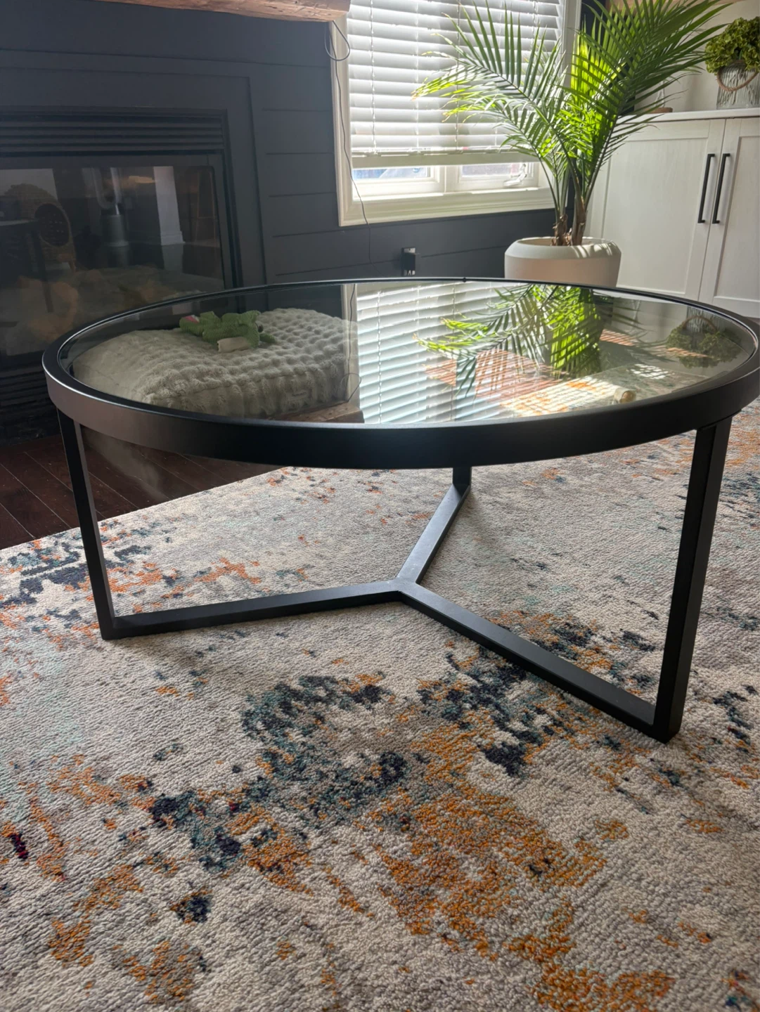 Round Glass Coffee Table - photo 2