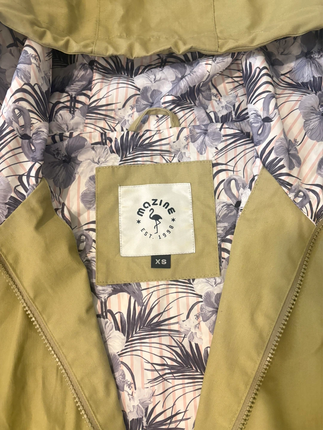 Mazine Olive Green Parka Jacket XS - photo 2