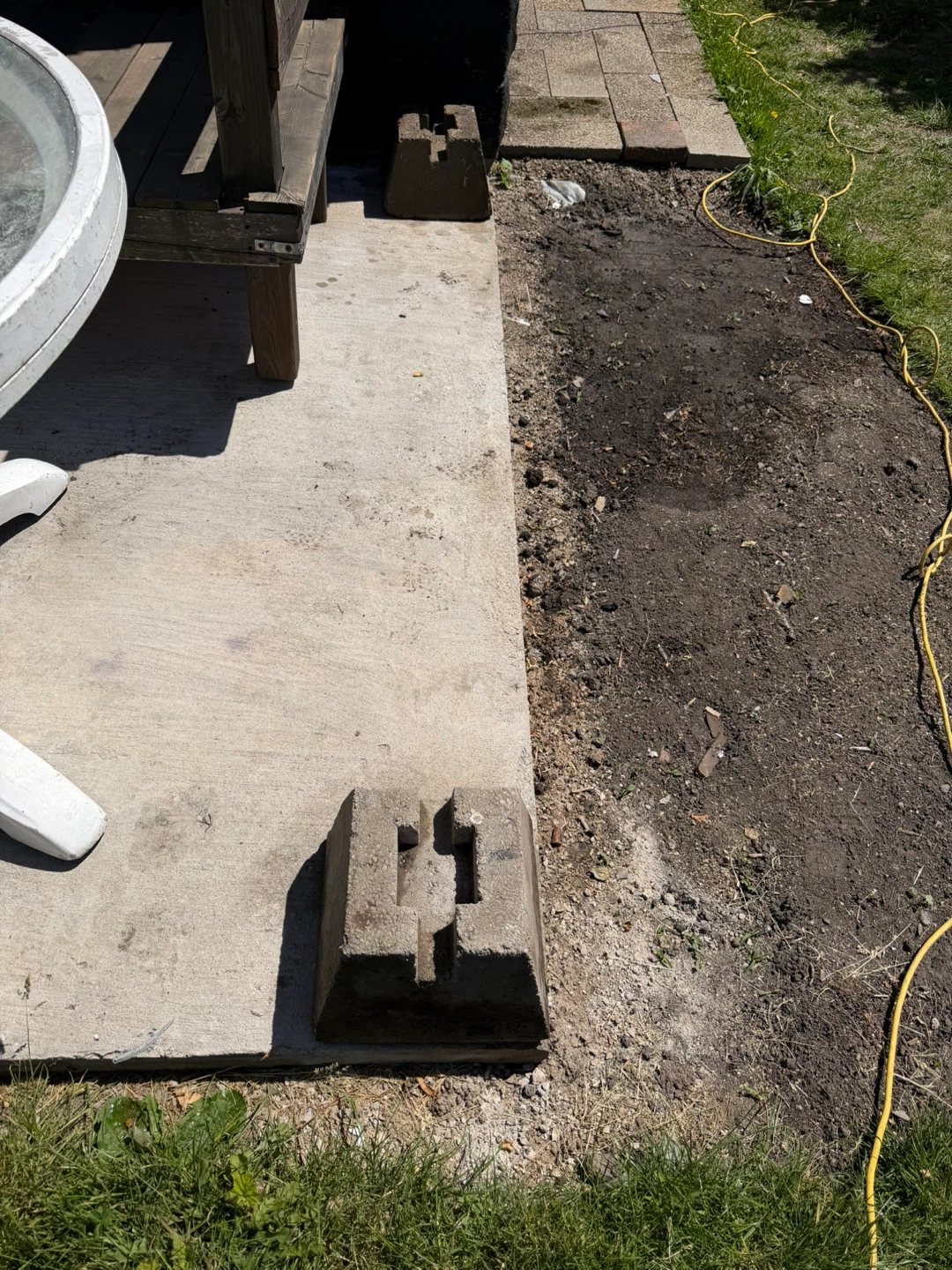 Concrete Patio Blocks- 4 units