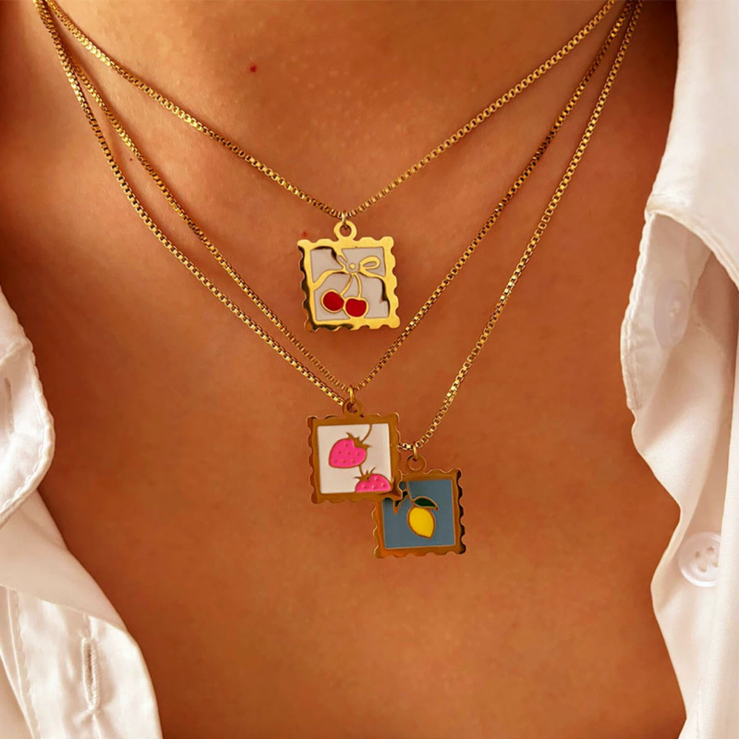 Fruit Charm Necklace - photo 3