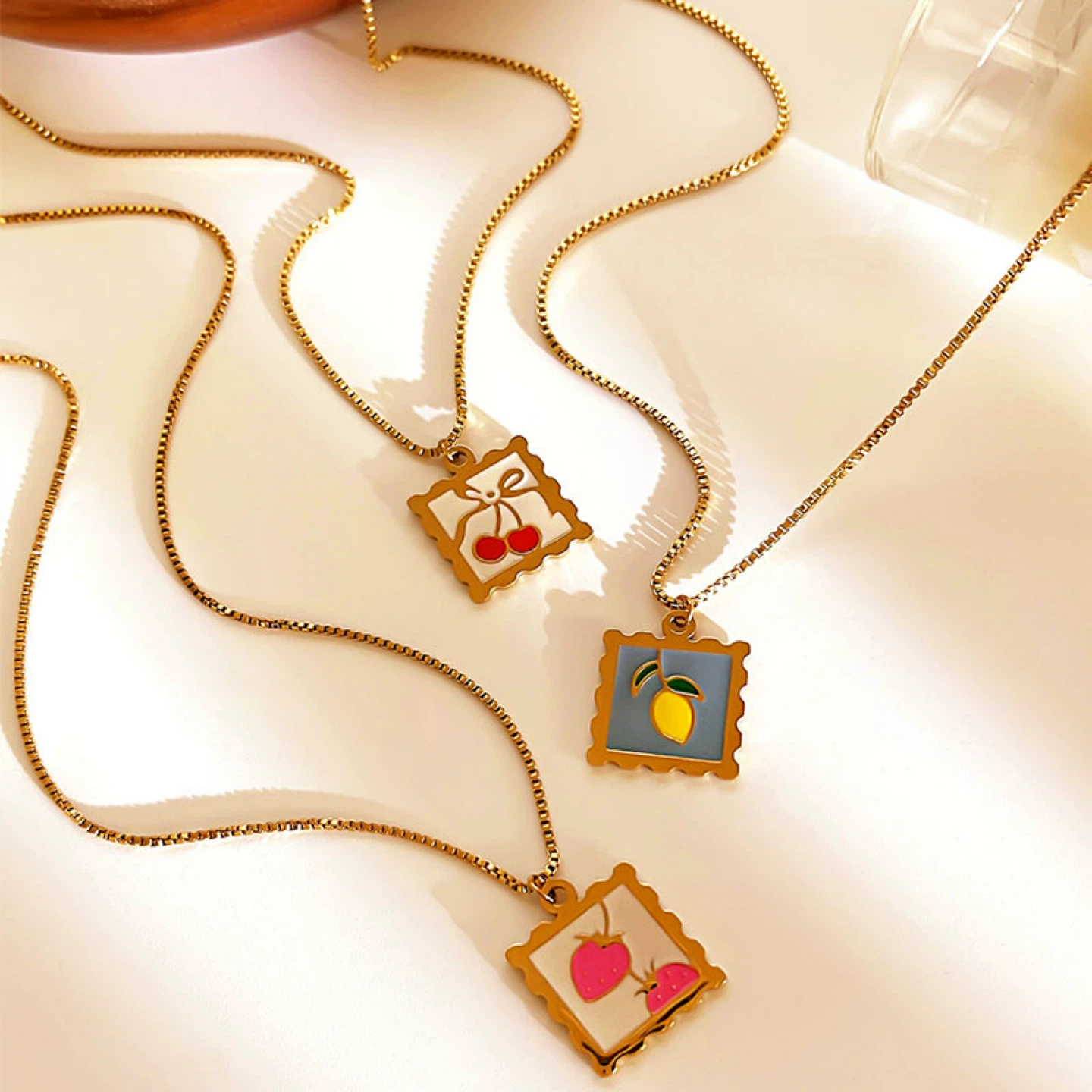 Fruit Charm Necklace