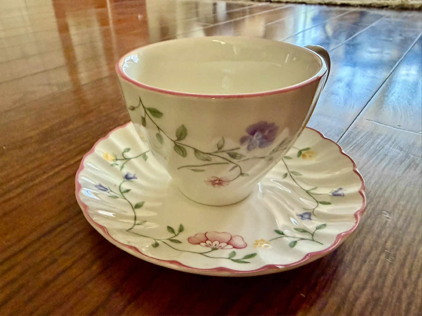 Set of 6 Vintage Summer Chintz Teacups - photo 5