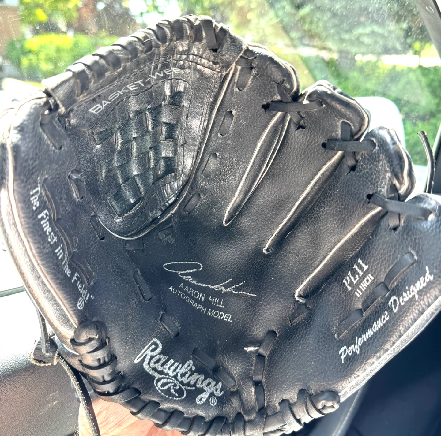 Rawlings (11”) Aaron Hill Autograph Model Baseball Glove
