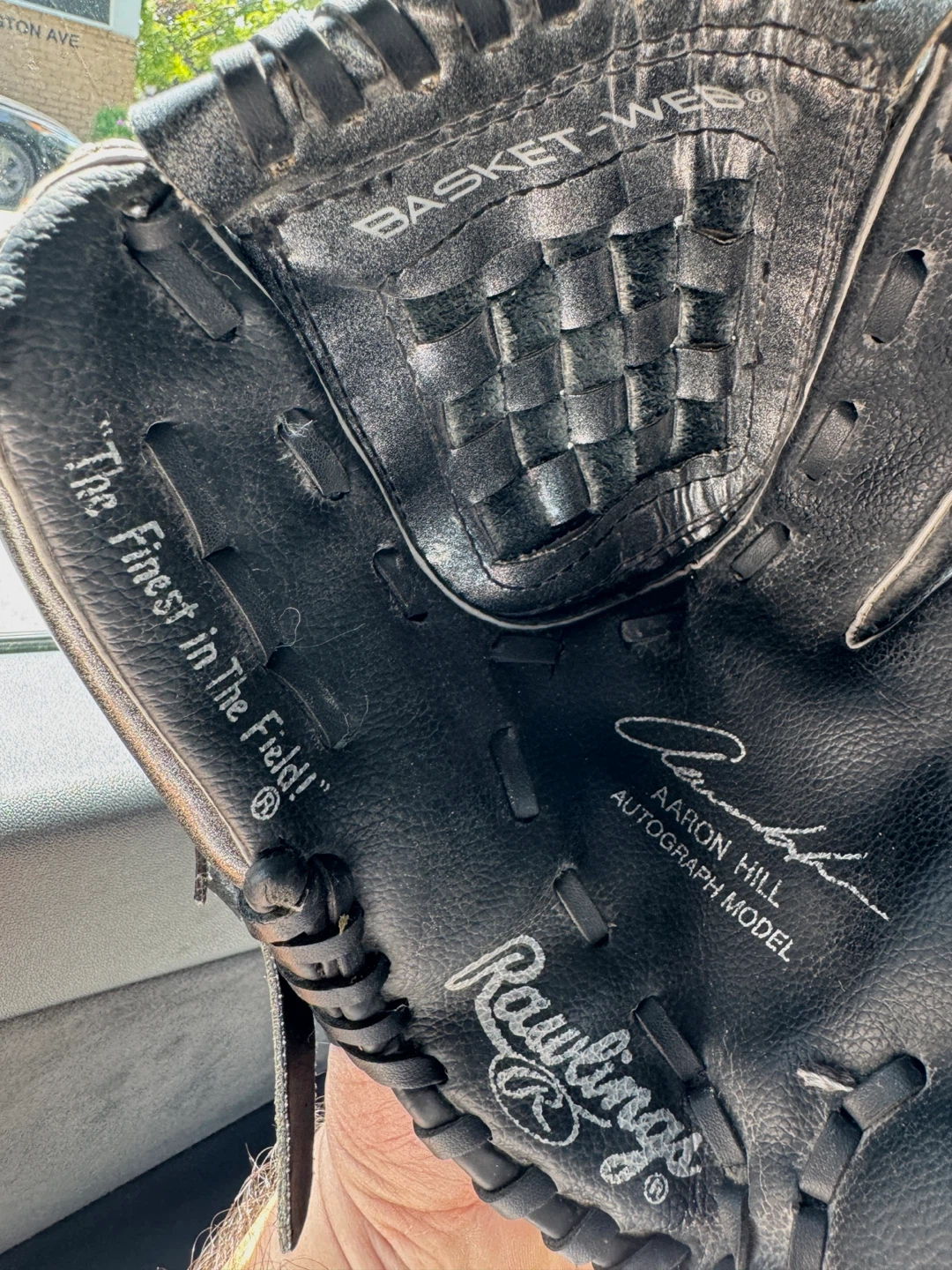Rawlings (11”) Aaron Hill Autograph Model Baseball Glove - photo 5