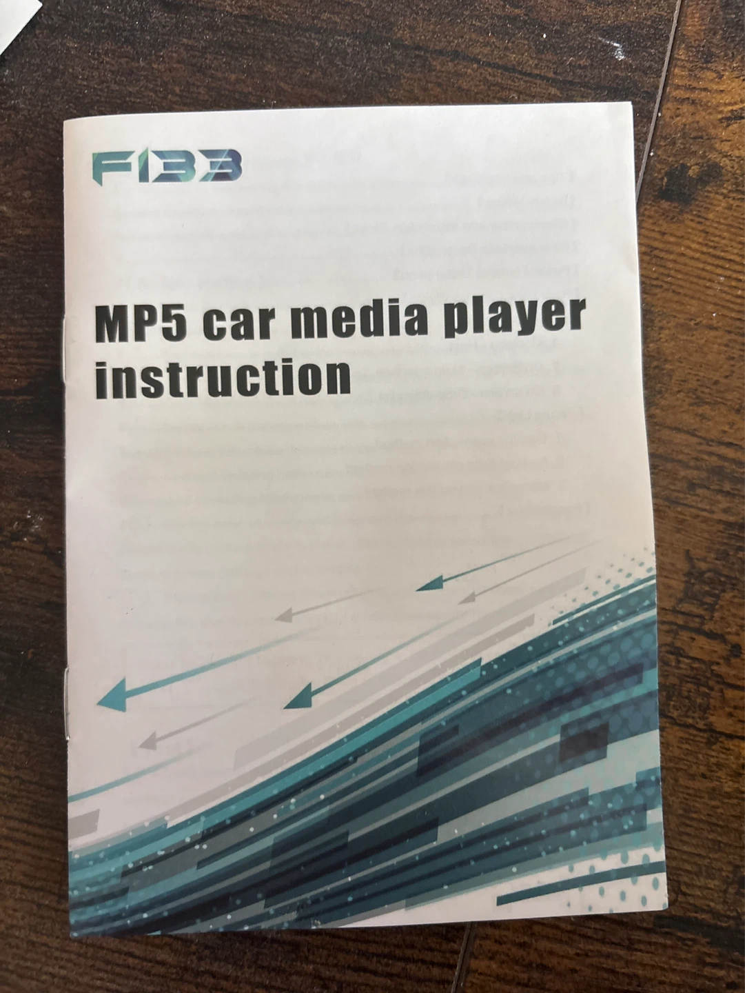 F133 MP5 Car Media Player Instruction Manual - photo 2