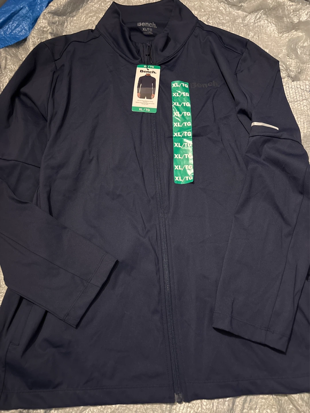 Bench Navy Full Zip Jacket XL/TG