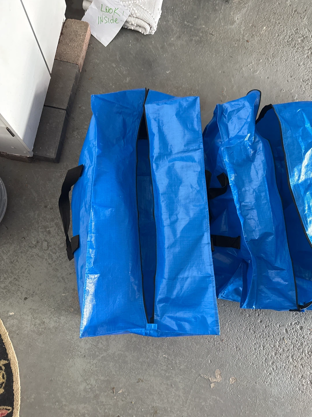 Blue Storage Bags with Zippers - photo 2