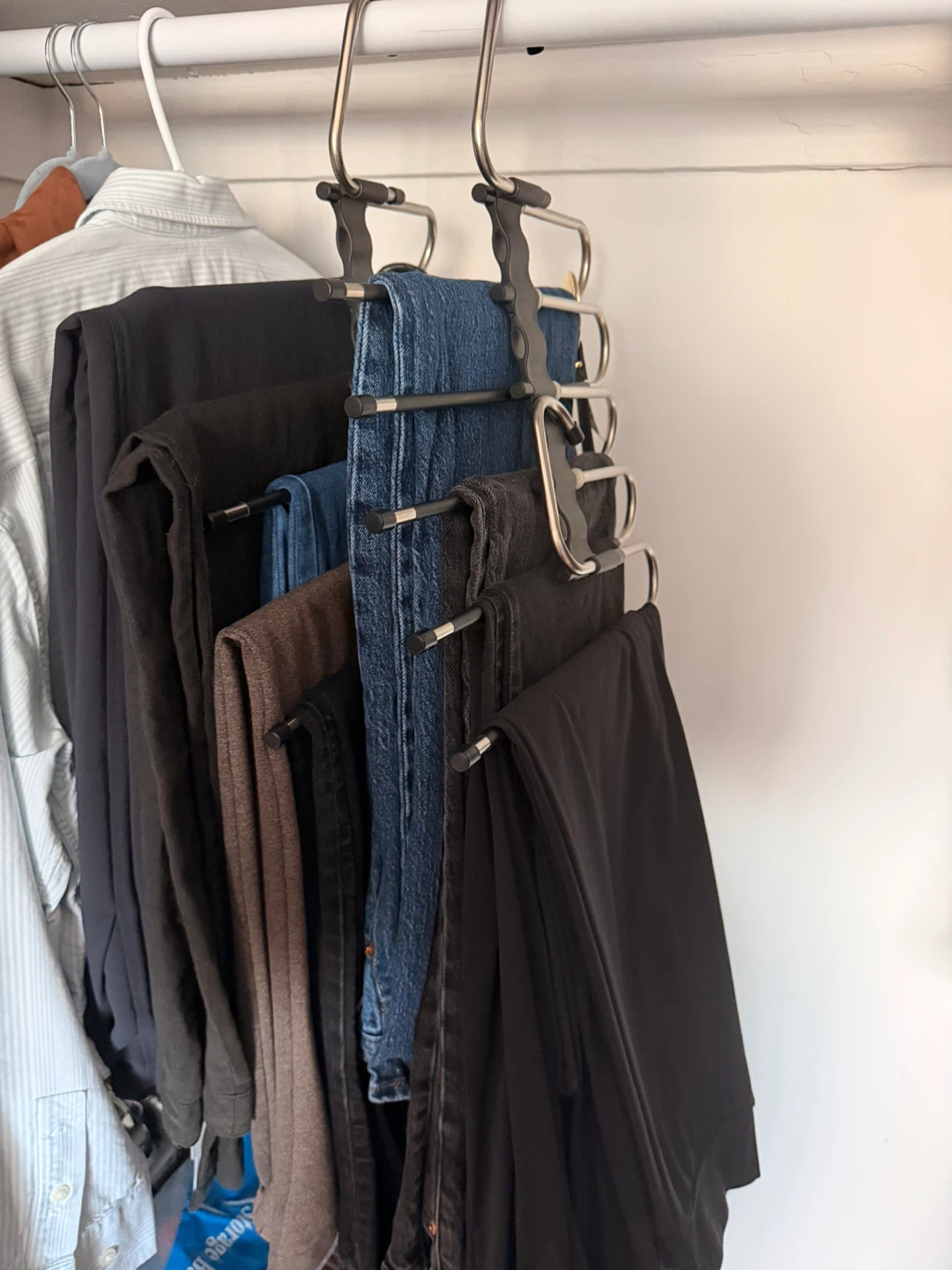 5-Tier Space Saving Hanger for Pants (set of 2) - photo 2