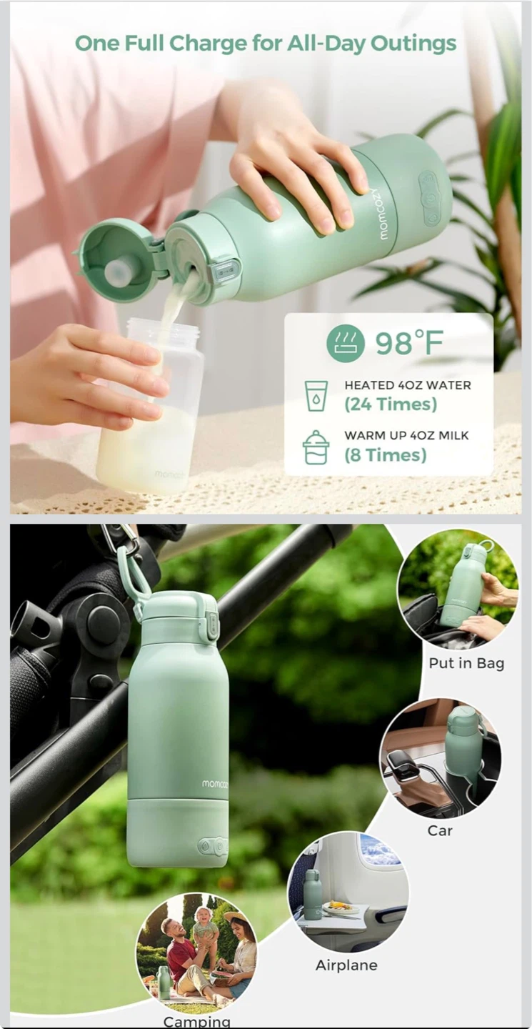 Momcozy Portable Water and Milk Warmer MW05 - photo 2
